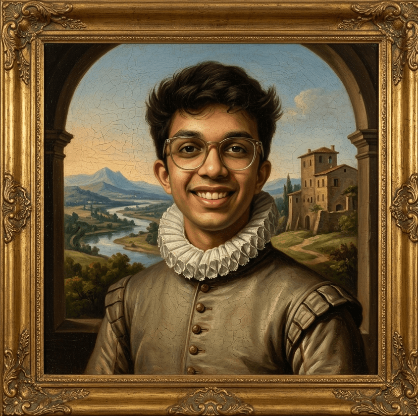 Hamsa Damayanti - Renaissance Manuscript Illustration