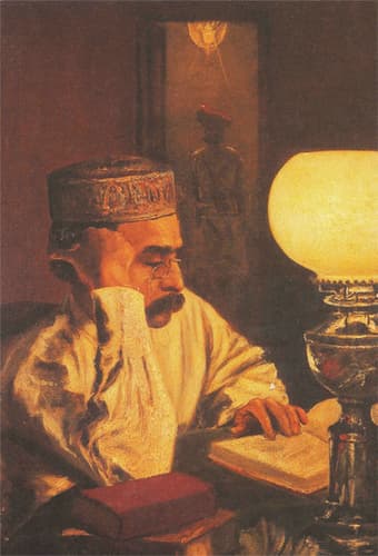 Hamsa Damayanti - Renaissance Manuscript Illustration